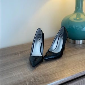 Patent leather high heels